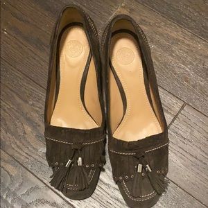 Bally leather brown heels